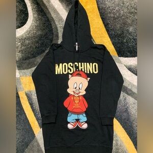 Moschino Porky Pig Hoodie Looney Tunes